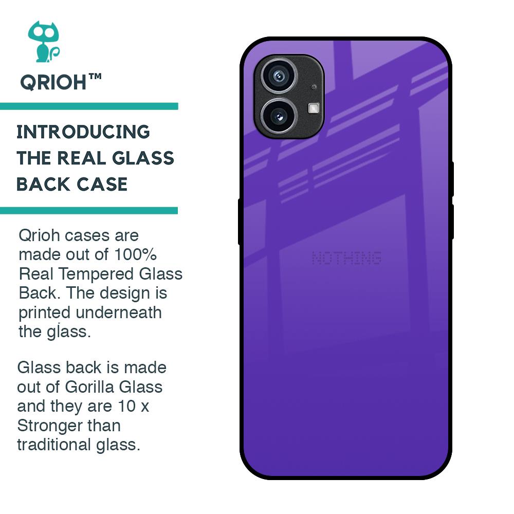 Amethyst Purple Glass Case for Nothing Phone 1
