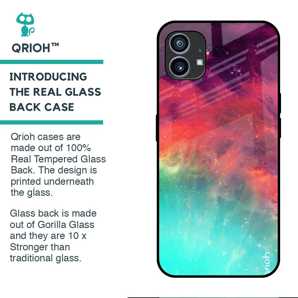 Colorful Aura Glass Case for Nothing Phone (1)