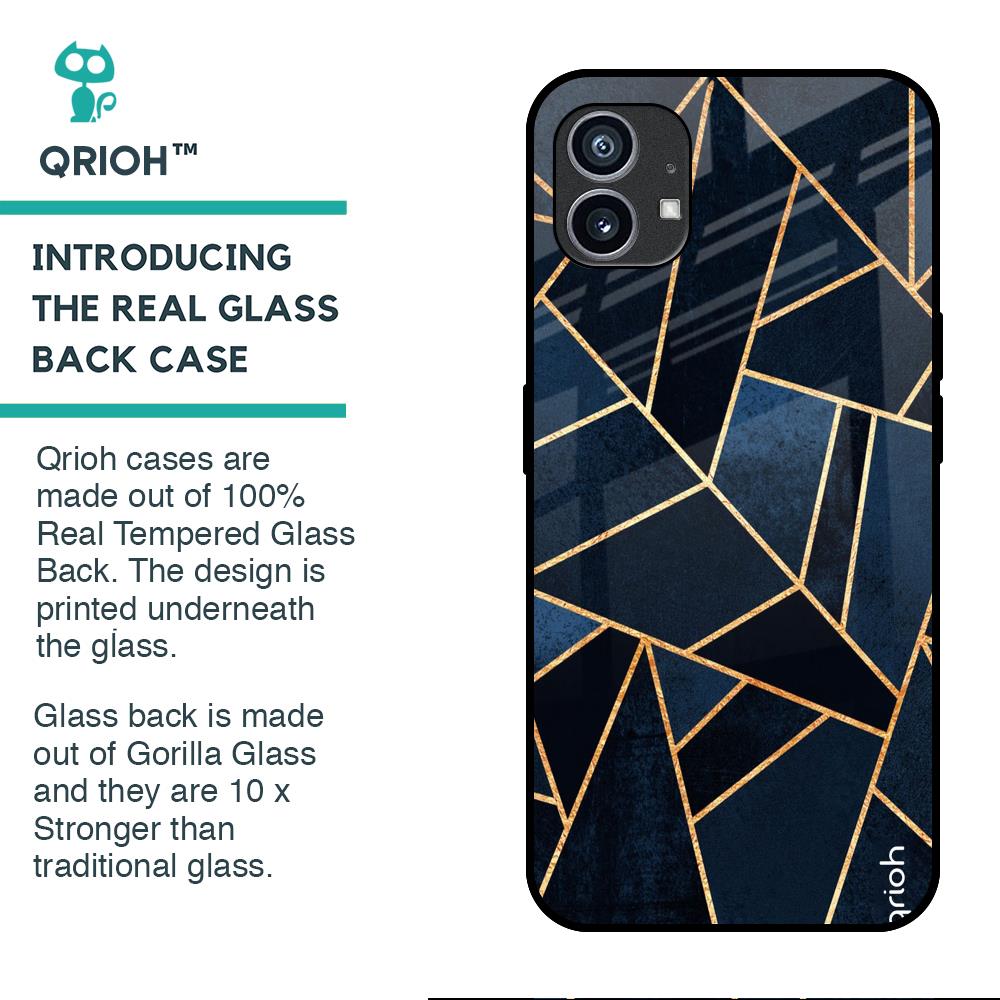 Abstract Tiles Glass case for Nothing Phone (1)