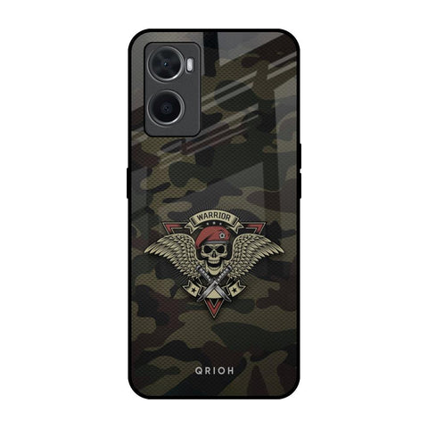Army Warrior Oppo A36 Glass Back Cover Online