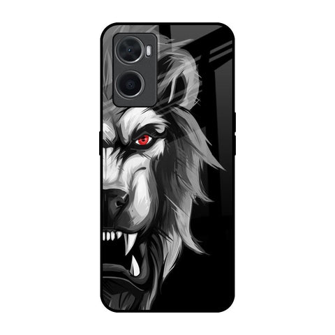 Wild Lion Oppo A36 Glass Back Cover Online