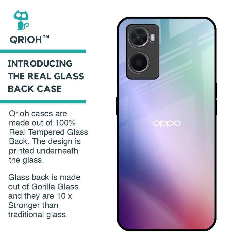 Abstract Holographic Glass Case for Oppo A36
