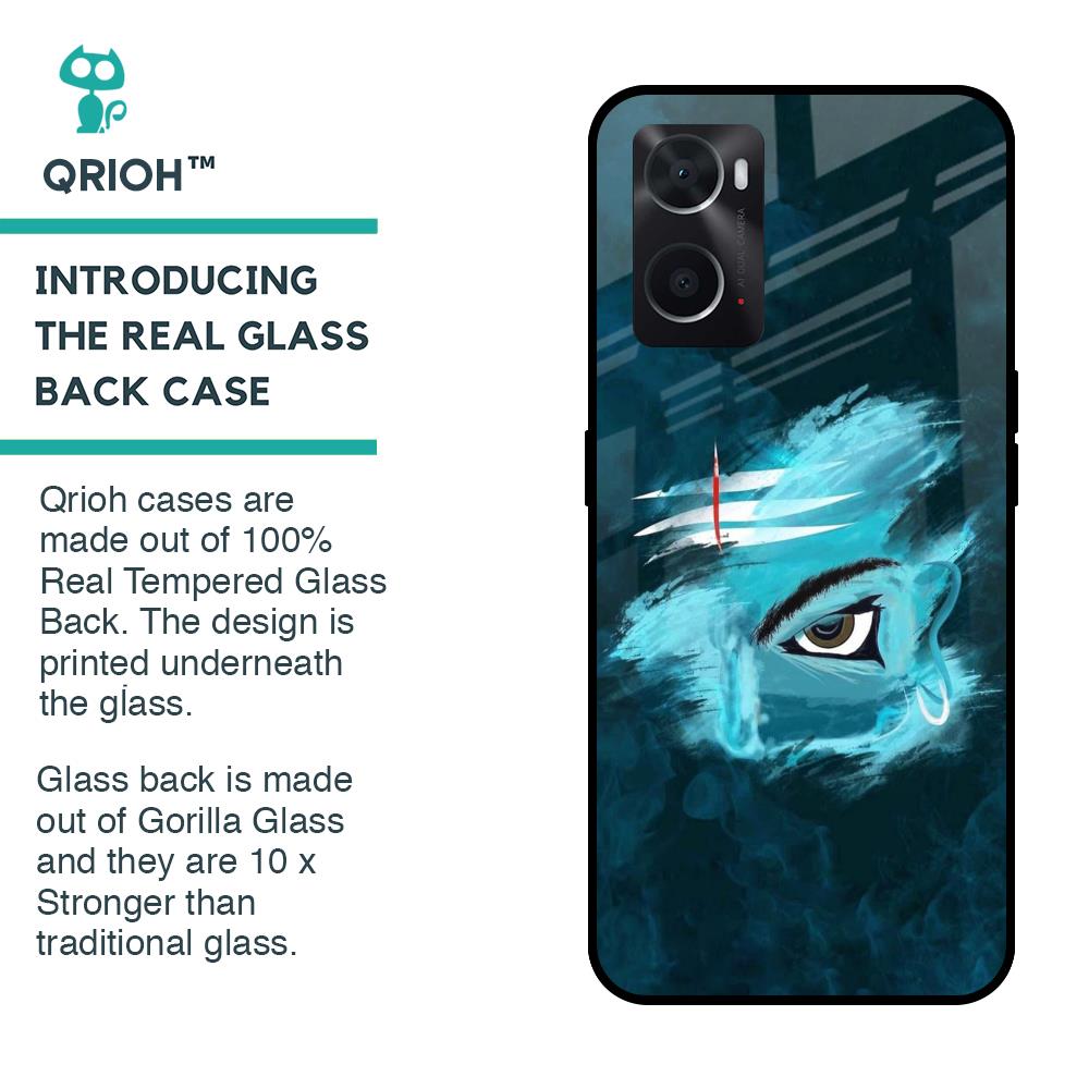 Power Of Trinetra Glass Case For Oppo A36