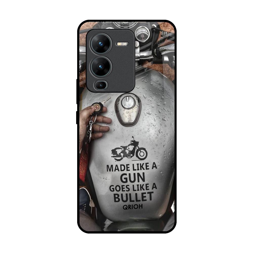 Royal Bike Vivo V25 Pro Glass Back Cover Online