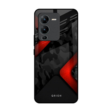 Modern Camo Abstract Vivo V25 Pro Glass Back Cover Online