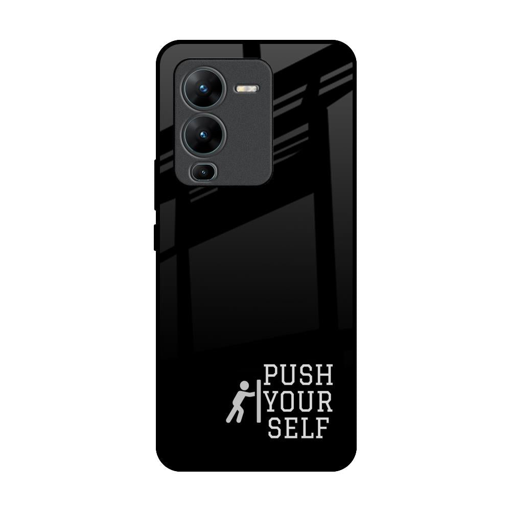 Push Your Self Vivo V25 Pro Glass Back Cover Online
