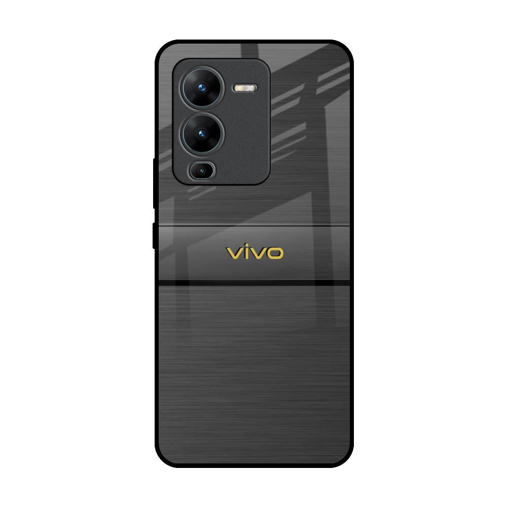 Grey Metallic Glass Vivo V25 Pro Glass Back Cover Online