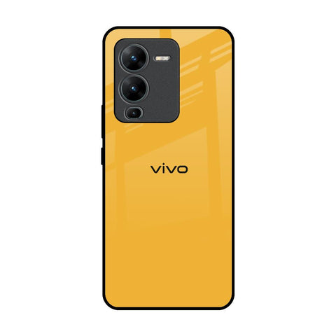 Fluorescent Yellow Vivo V25 Pro Glass Back Cover Online