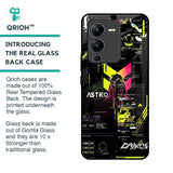 Astro Glitch Glass Case for Vivo V25 Pro