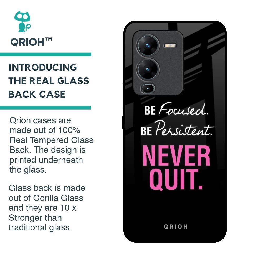 Be Focused Glass Case for Vivo V25 Pro