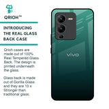 Palm Green Glass Case For Vivo V25 Pro