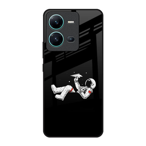 Space Traveller Vivo V25 Glass Back Cover Online