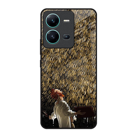 Rain Festival Vivo V25 Glass Back Cover Online