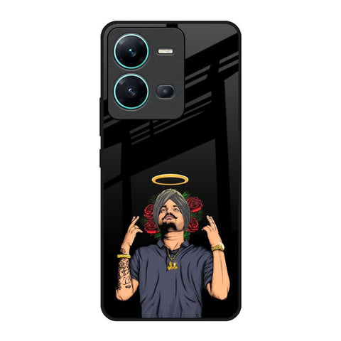 Punjabi Singer Poster Vivo V25 Glass Back Cover Online