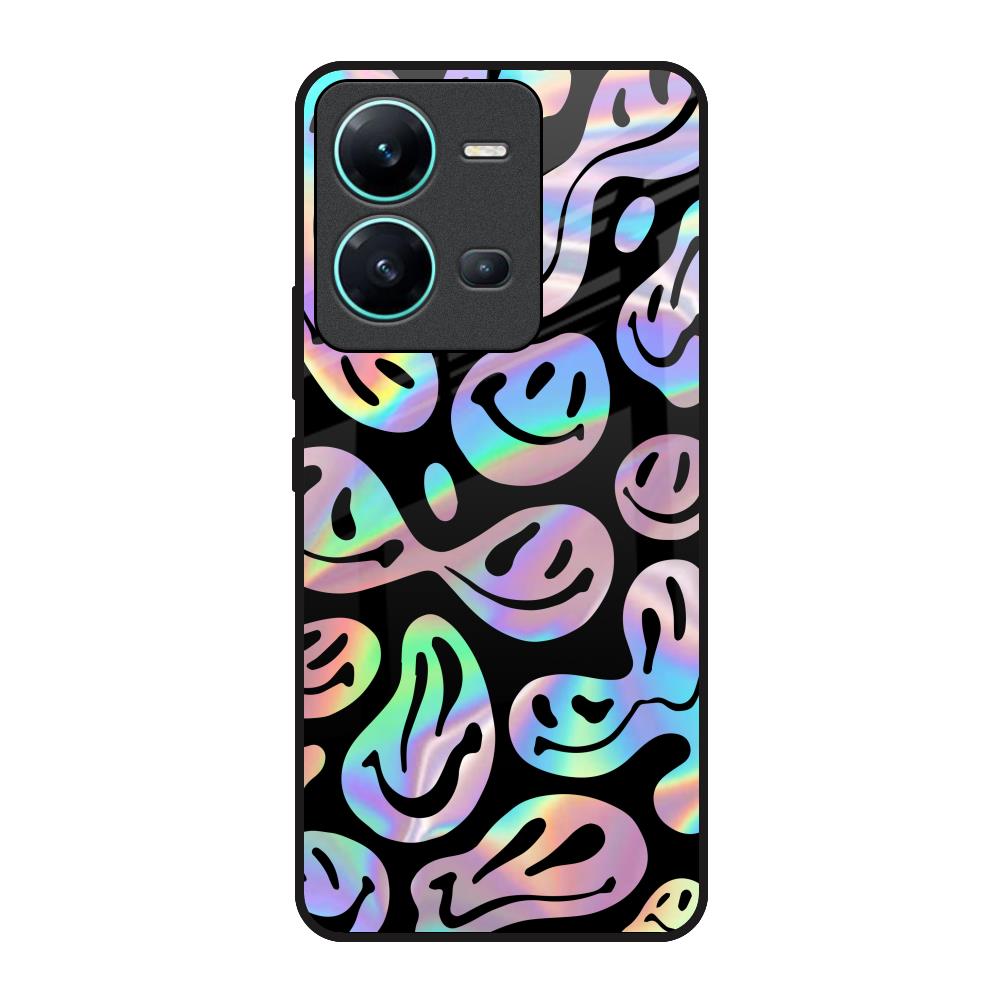 Acid Smile Vivo V25 Glass Back Cover Online
