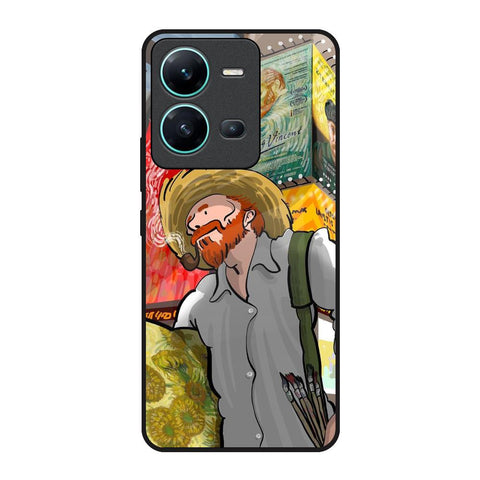 Loving Vincent Vivo V25 Glass Back Cover Online