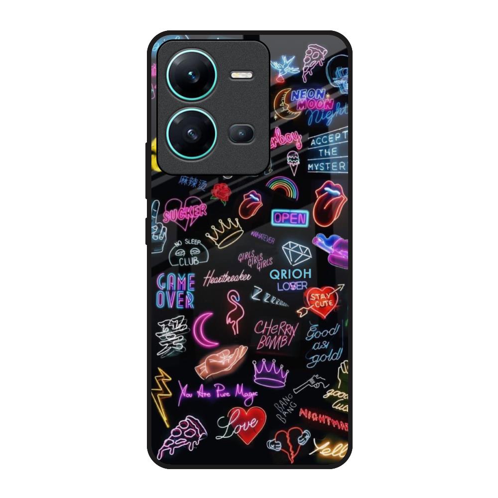 Accept The Mystery Vivo V25 Glass Back Cover Online