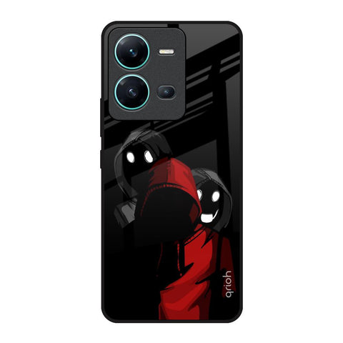 Shadow Character Vivo V25 Glass Back Cover Online