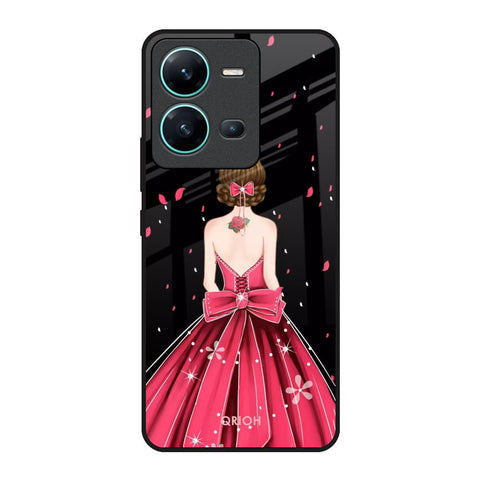 Fashion Princess Vivo V25 Glass Back Cover Online