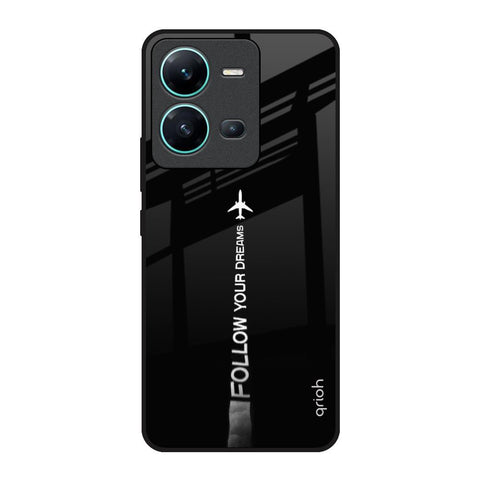 Follow Your Dreams Vivo V25 Glass Back Cover Online