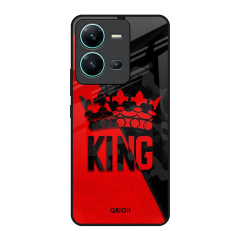 I Am A King Vivo V25 Glass Back Cover Online