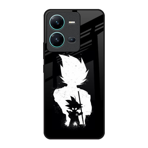 Monochrome Goku Vivo V25 Glass Back Cover Online