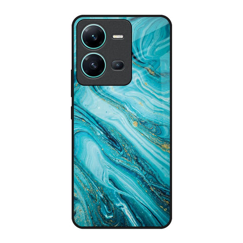 Ocean Marble Vivo V25 Glass Back Cover Online