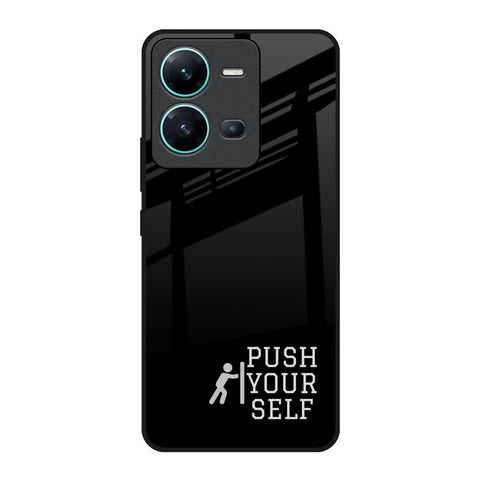 Push Your Self Vivo V25 Glass Back Cover Online