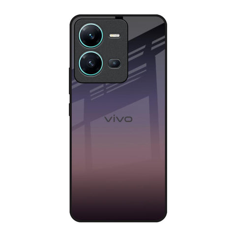 Grey Ombre Vivo V25 Glass Back Cover Online