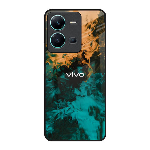 Watercolor Wave Vivo V25 Glass Back Cover Online