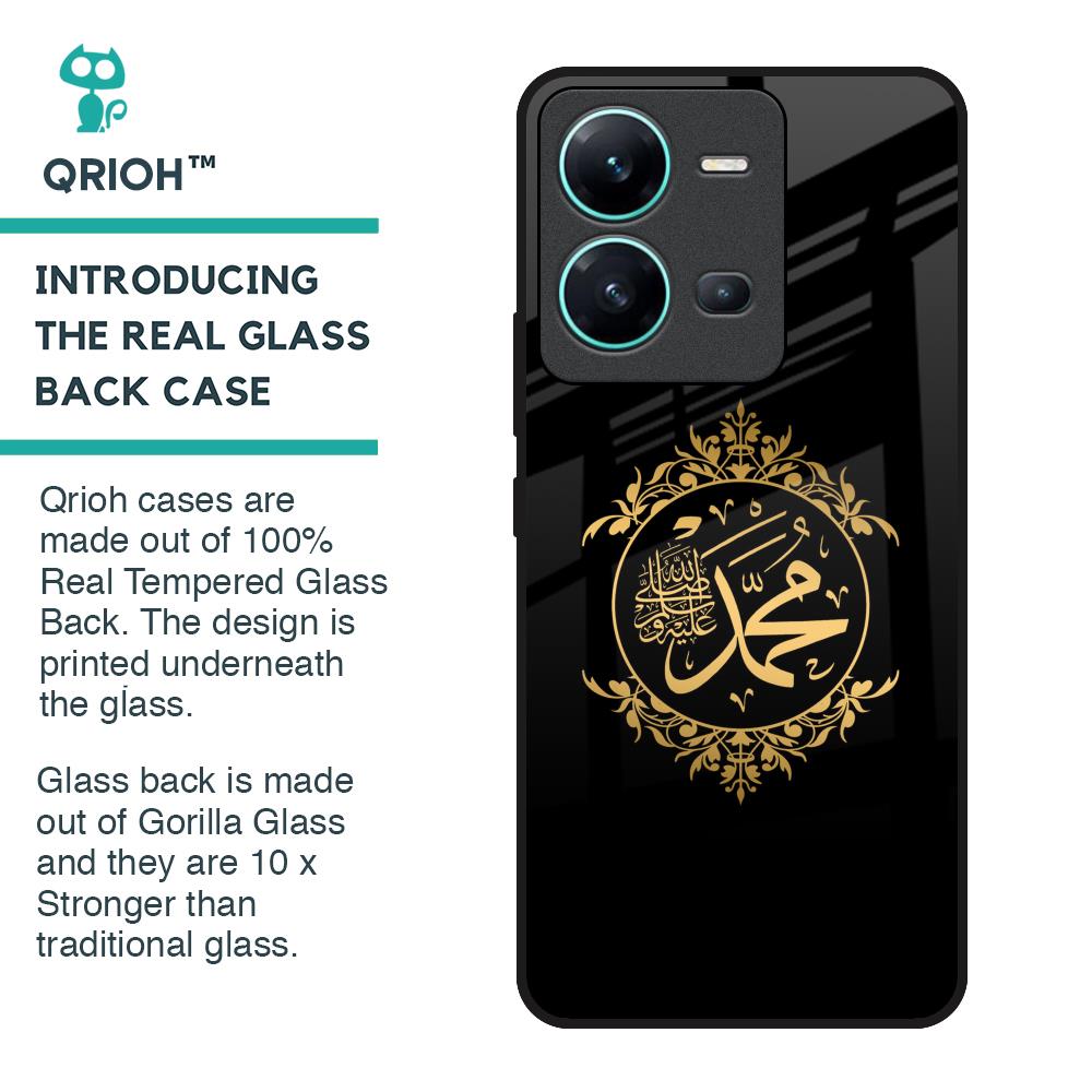 Islamic Calligraphy Glass Case for Vivo V25