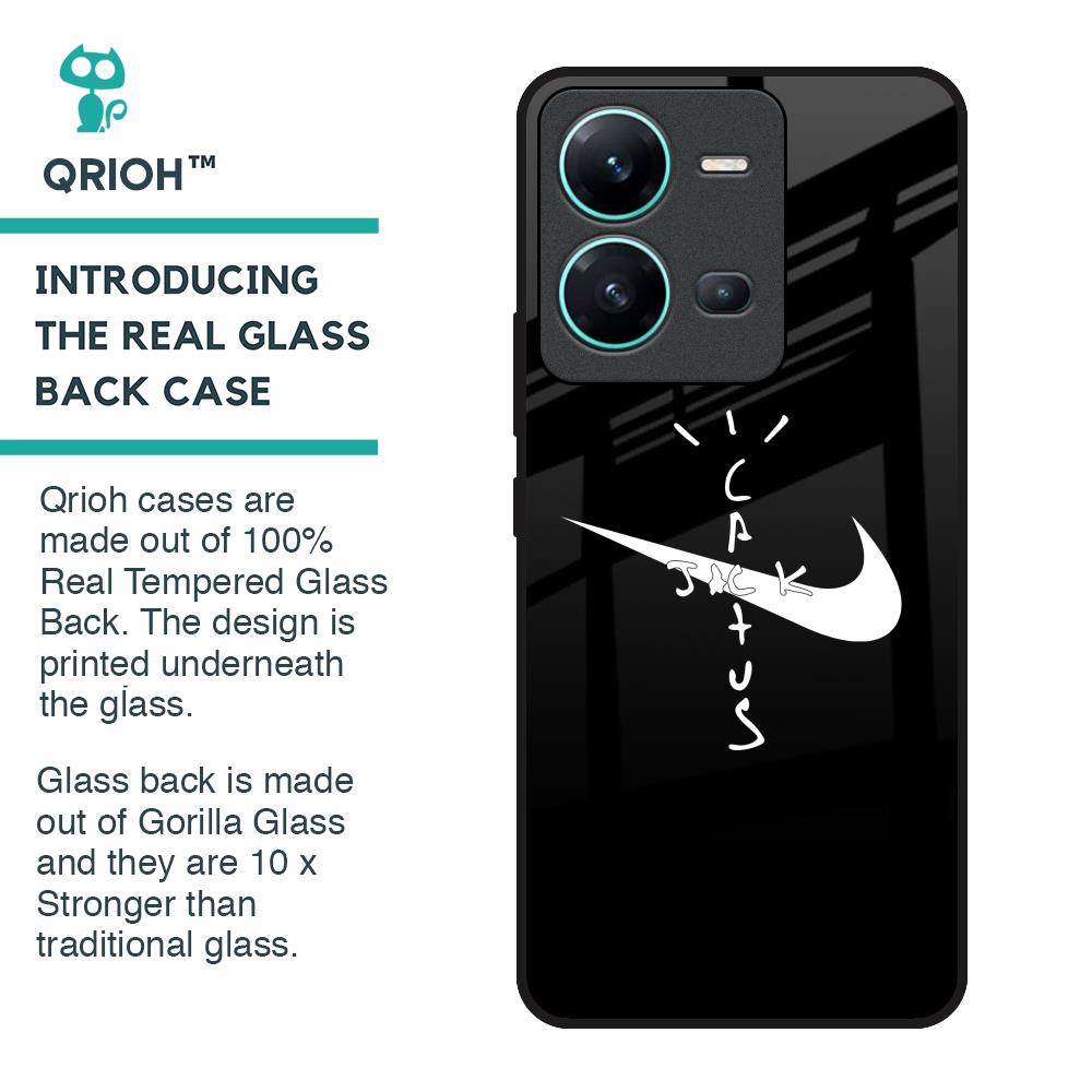 Jack Cactus Glass Case for Vivo V25