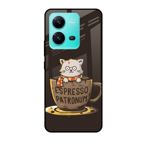 Tea With Kitty Vivo V25 Glass Cases & Covers Online