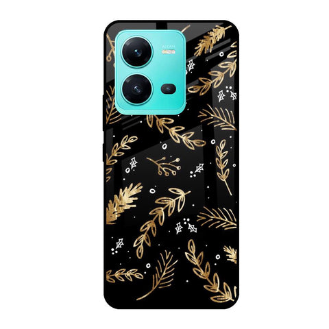 Autumn Leaves Vivo V25 Glass Cases & Covers Online