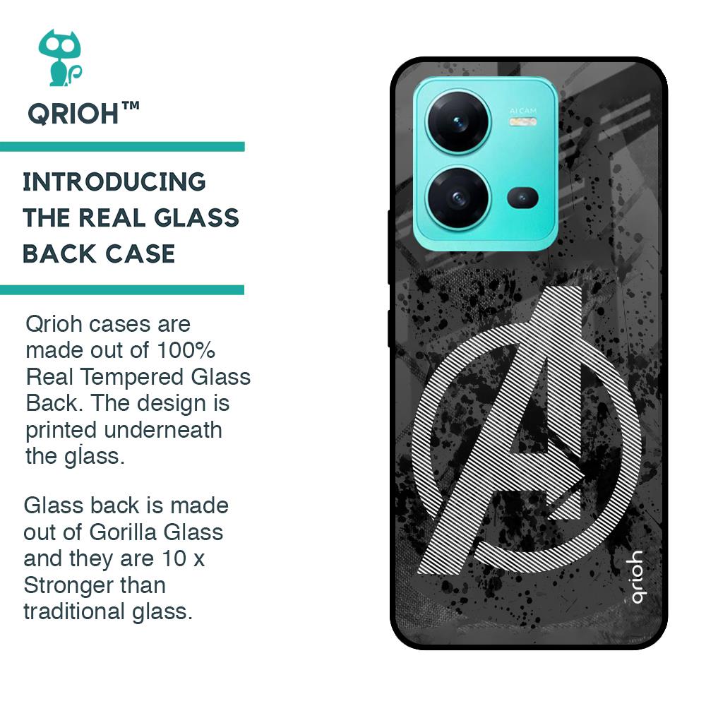 Sign Of Hope Glass Case for Vivo V25