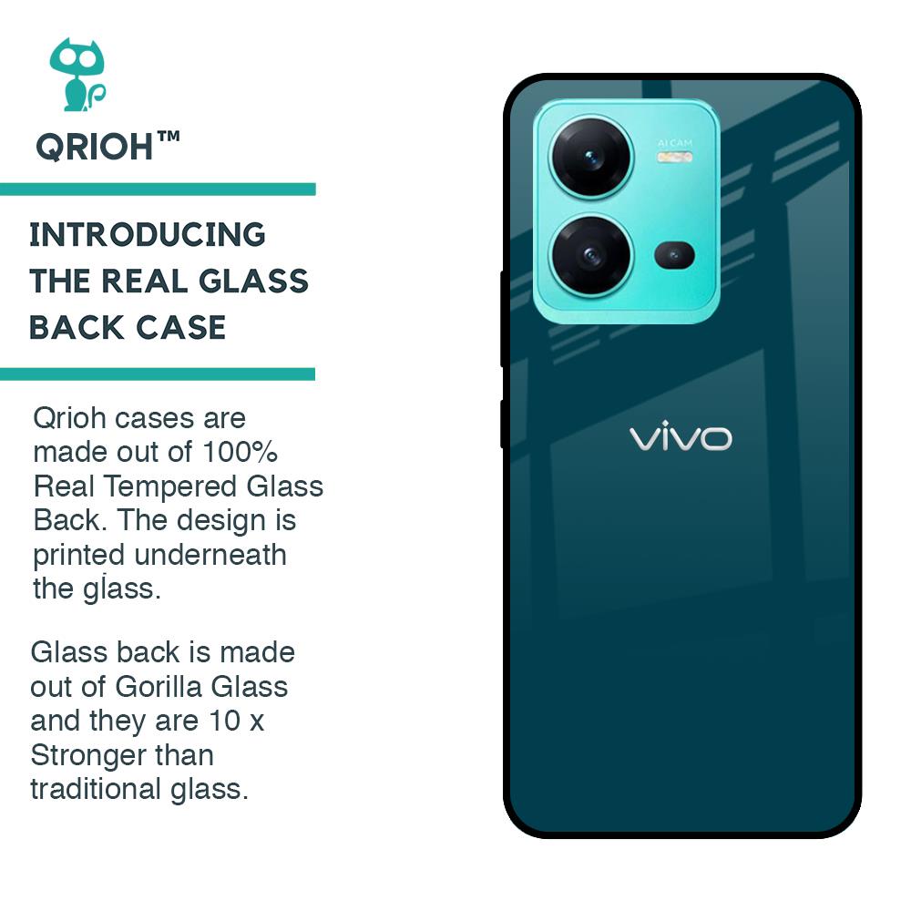 Emerald Glass Case for Vivo V25