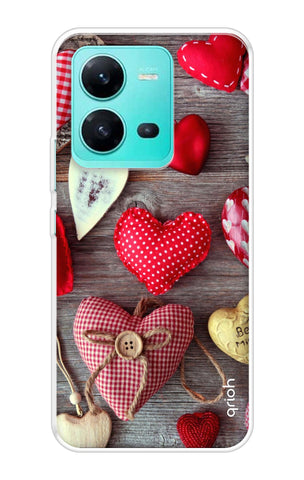 Valentine Hearts Vivo V25 Back Cover
