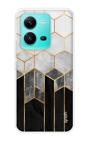 Hexagonal Pattern Vivo V25 Back Cover