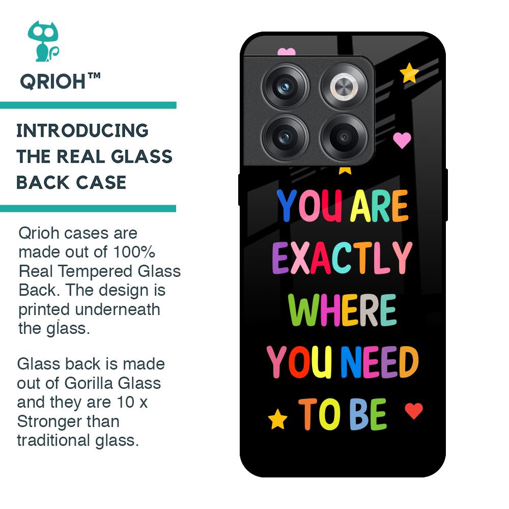 Magical Words Glass Case for OnePlus 10T 5G