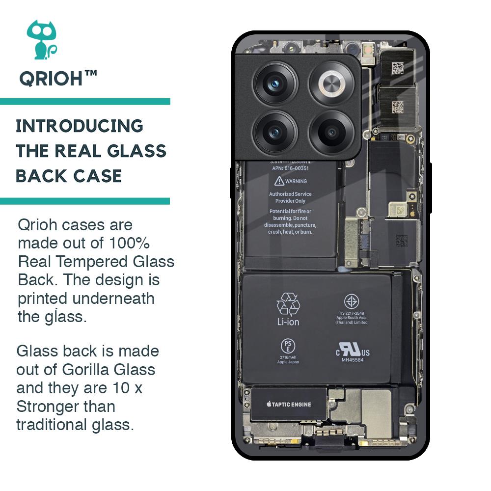 Skeleton Inside Glass Case for OnePlus 10T 5G