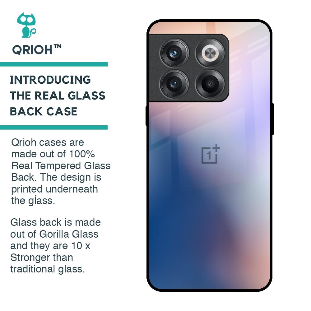 Blue Mauve Gradient Glass Case for OnePlus 10T 5G