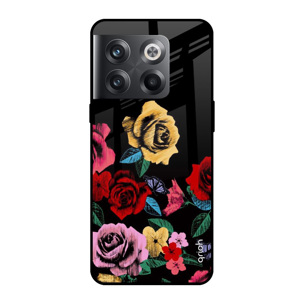Floral Decorative OnePlus 10T 5G Glass Cases & Covers Online