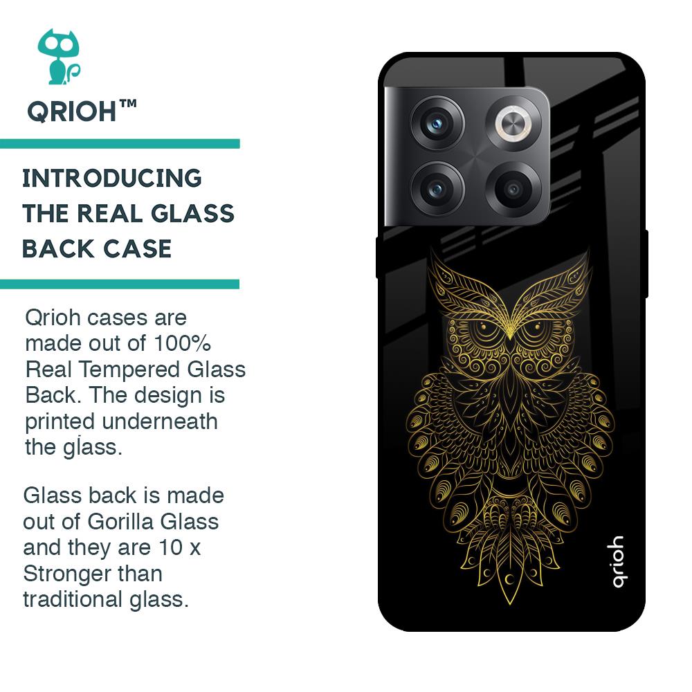 Golden Owl Glass Case for OnePlus 10T 5G