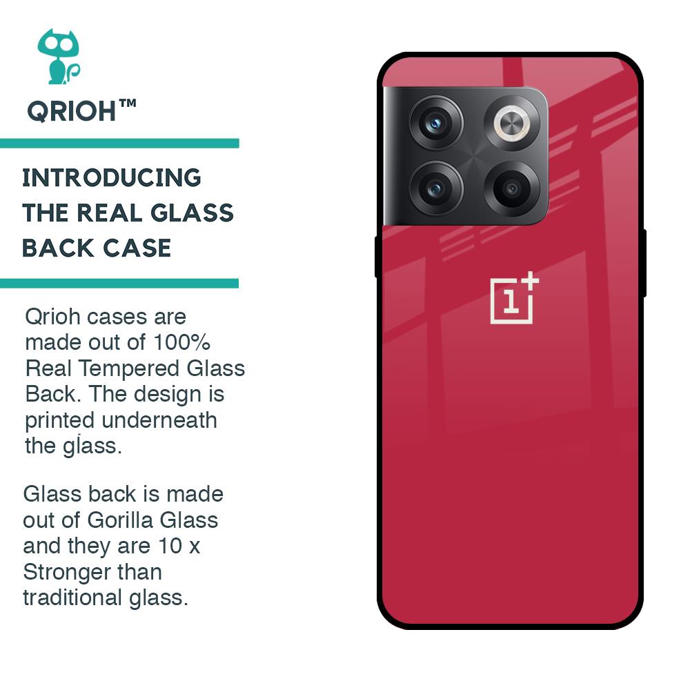 Solo Maroon Glass case for OnePlus 10T 5G