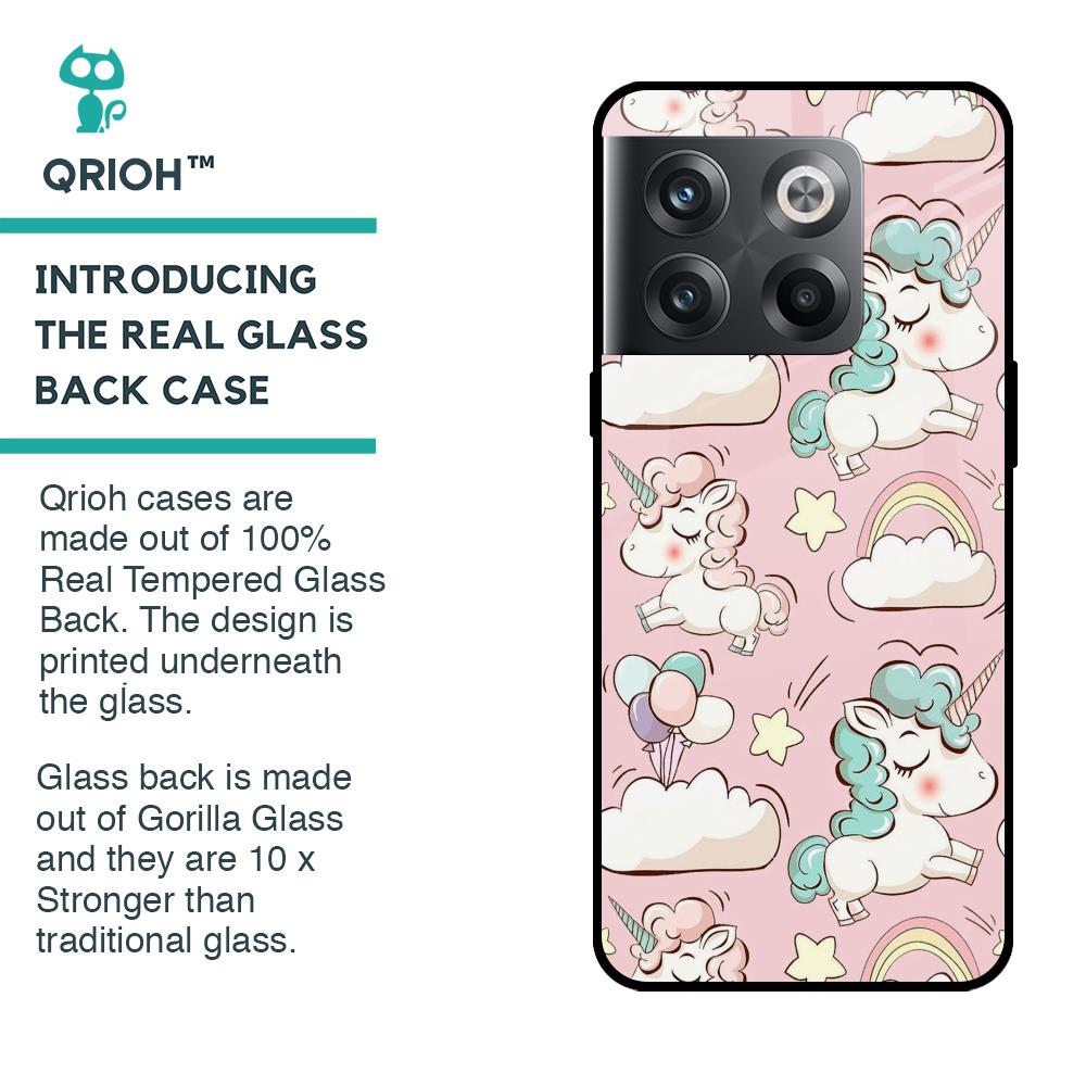 Balloon Unicorn Glass case for OnePlus 10T 5G