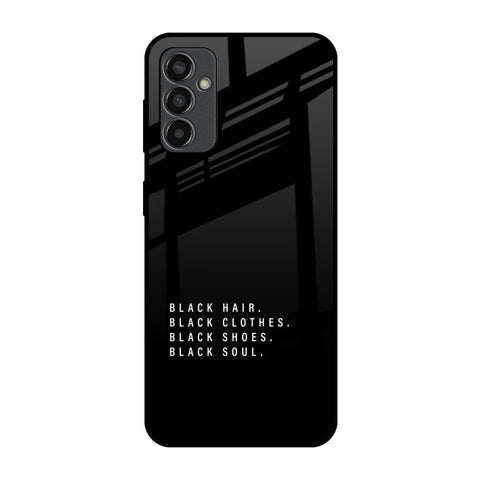 Black Soul Samsung Galaxy M13 Glass Back Cover Online