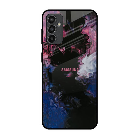 Smudge Brush Samsung Galaxy M13 Glass Back Cover Online