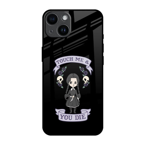 Touch Me & You Die iPhone 14 Glass Back Cover Online
