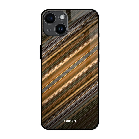 Diagonal Slash Pattern iPhone 14 Glass Back Cover Online