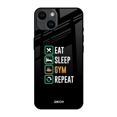 Daily Routine iPhone 14 Glass Back Cover Online